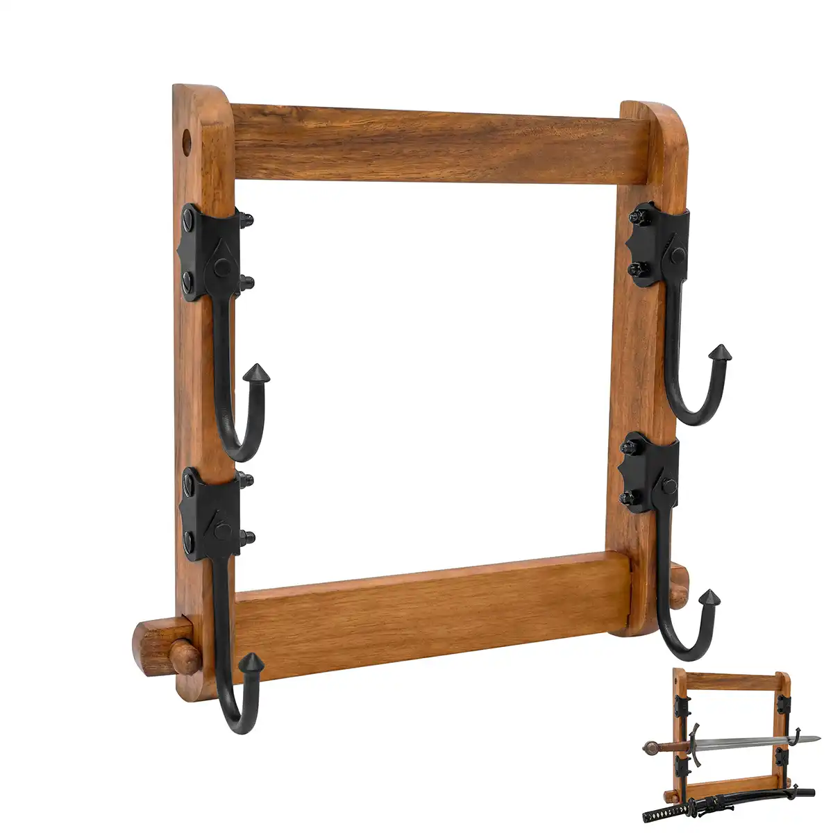 Wall sword rack