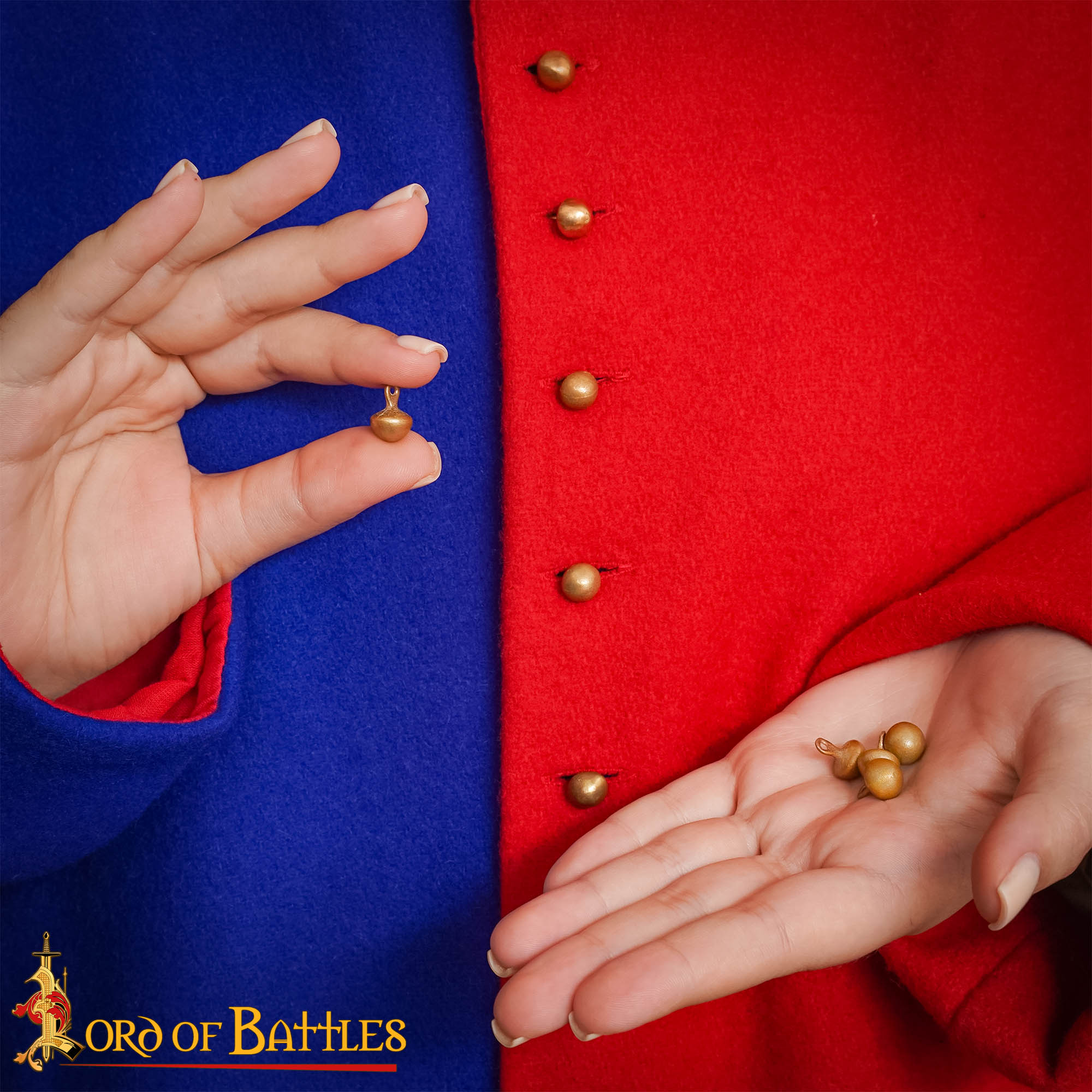 26431BZ_5 Bronze Medieval Buttons