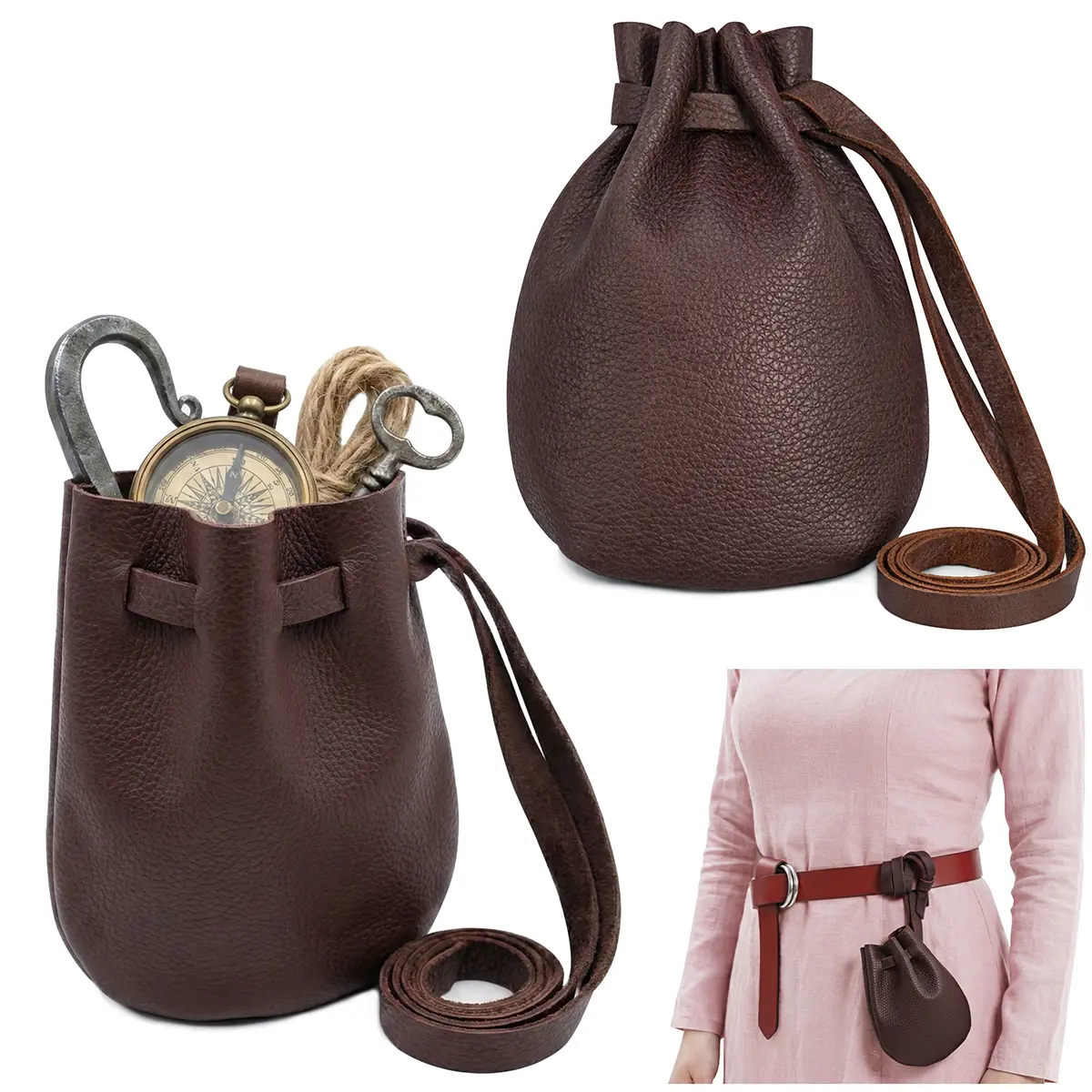 Medieval Leather Pouch