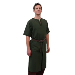 Viking Tunic Harald Ironfist Short-Sleeved Cotton Warrior Shirt – LARP, Stage, Theater