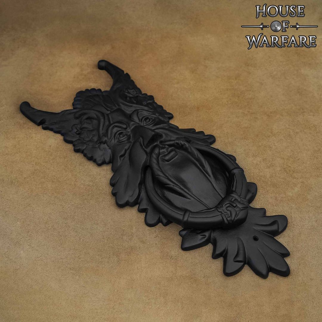 5 Green Man Door Knocker