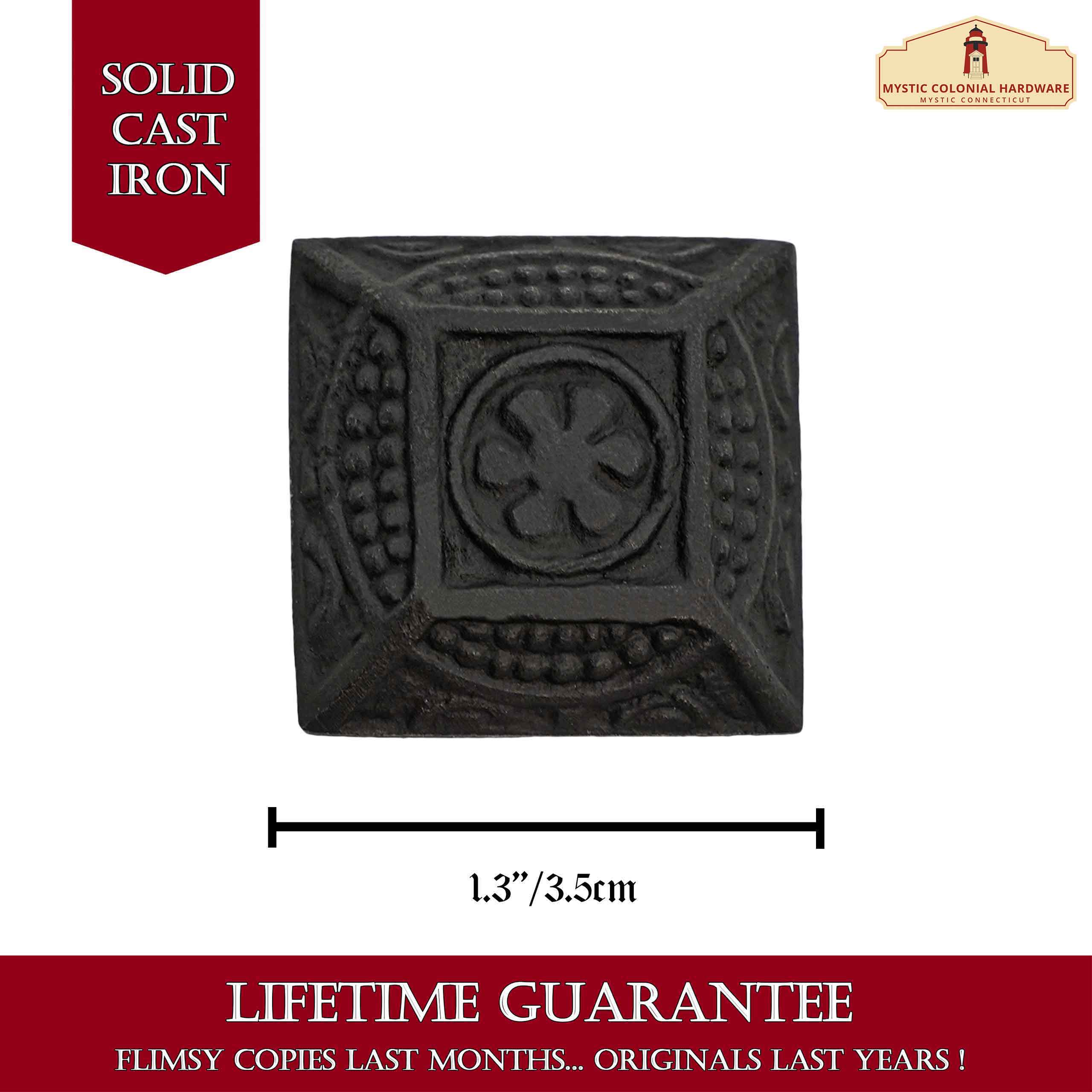 Hand Forged Iron Cabinet Knob Pull - Pack of 4 Hand Forged Iron Cabinet Knob Pull - Pack of 4