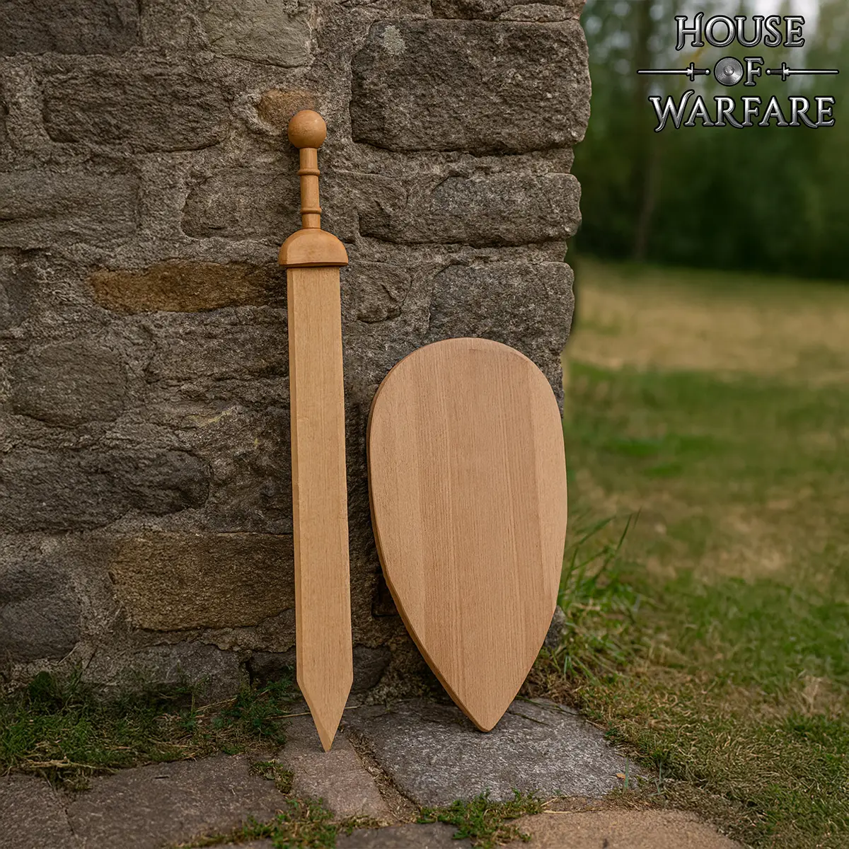 Roman Gladius Sword Wooden - Image 7