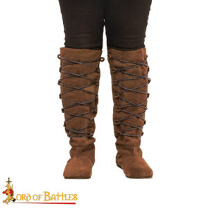 Genuine Leather Knee Length Fantasy Boots