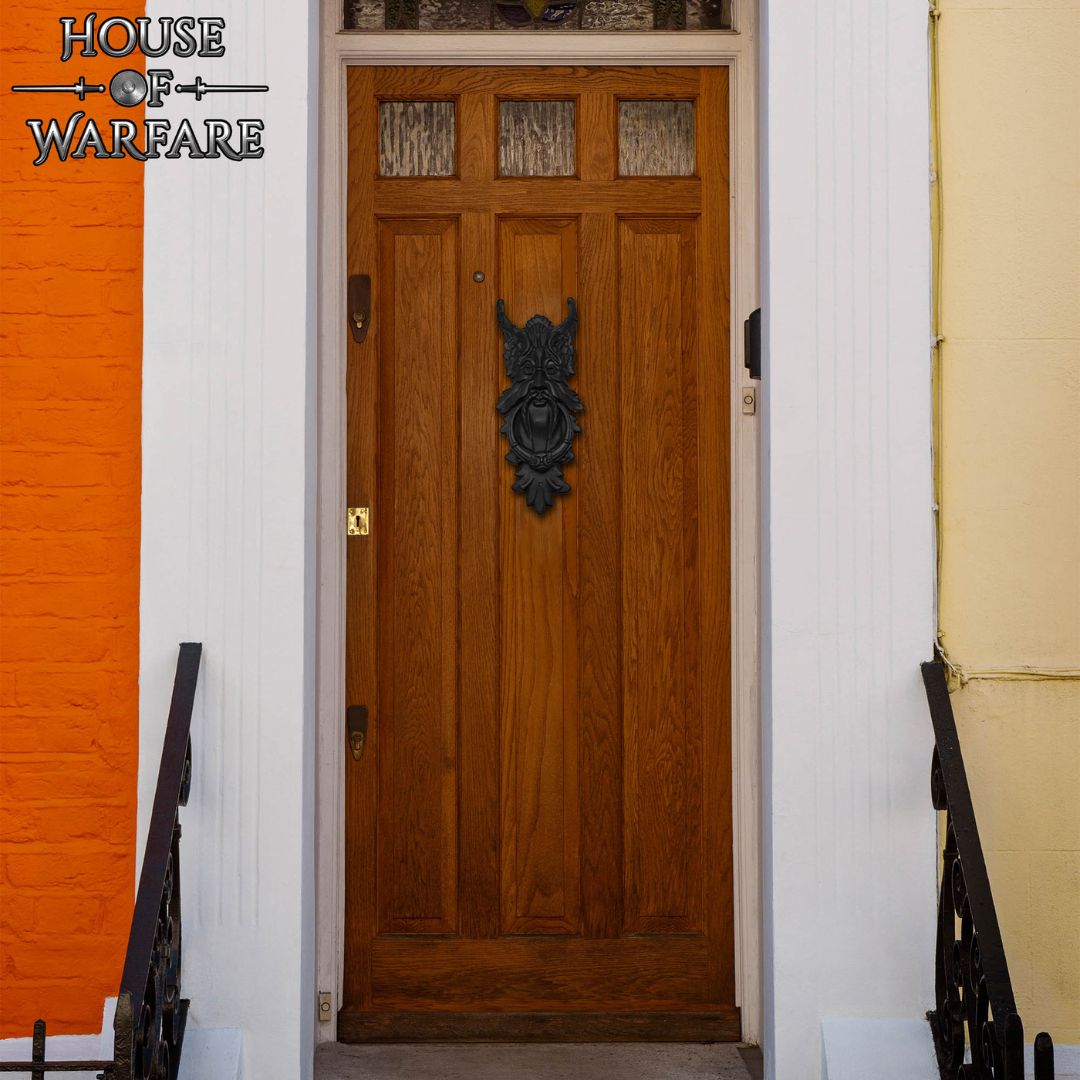 7 Green Man Door Knocker