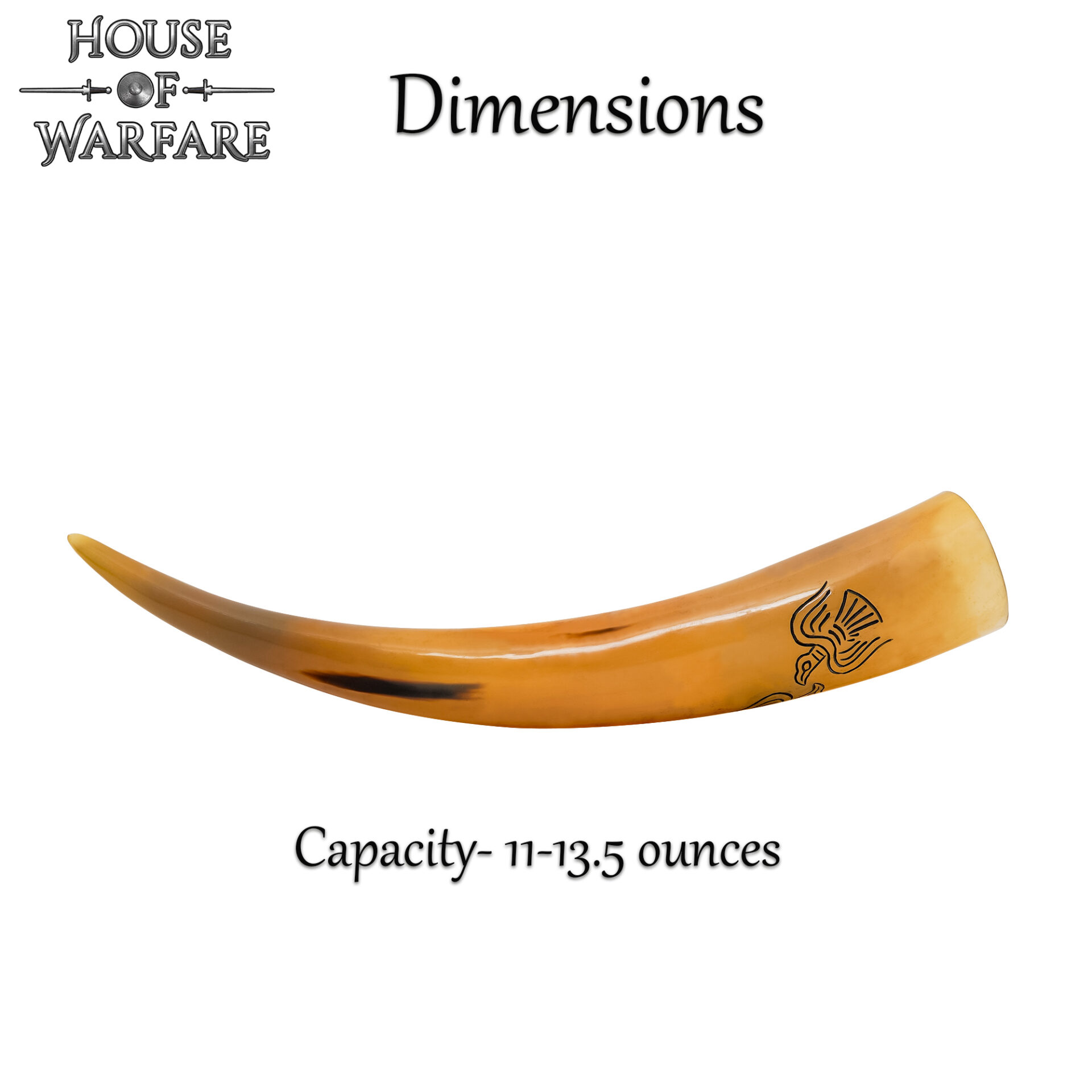 Odins Ravens Genuine Drinking Horn Odins Ravens Genuine Drinking Horn