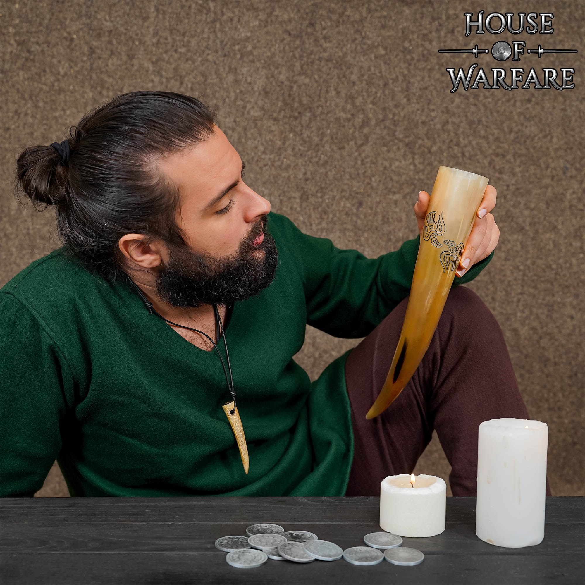 Odins Ravens Genuine Drinking Horn Odins Ravens Genuine Drinking Horn