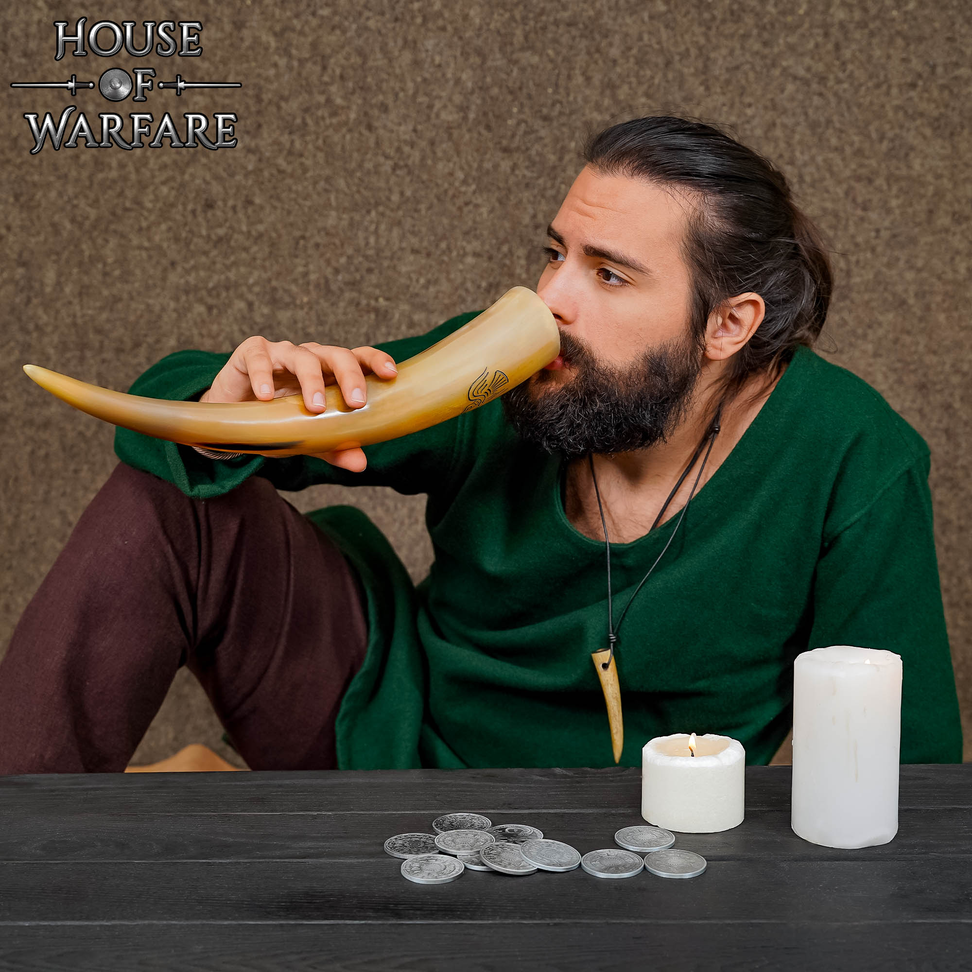 Odins Ravens Genuine Drinking Horn Odins Ravens Genuine Drinking Horn