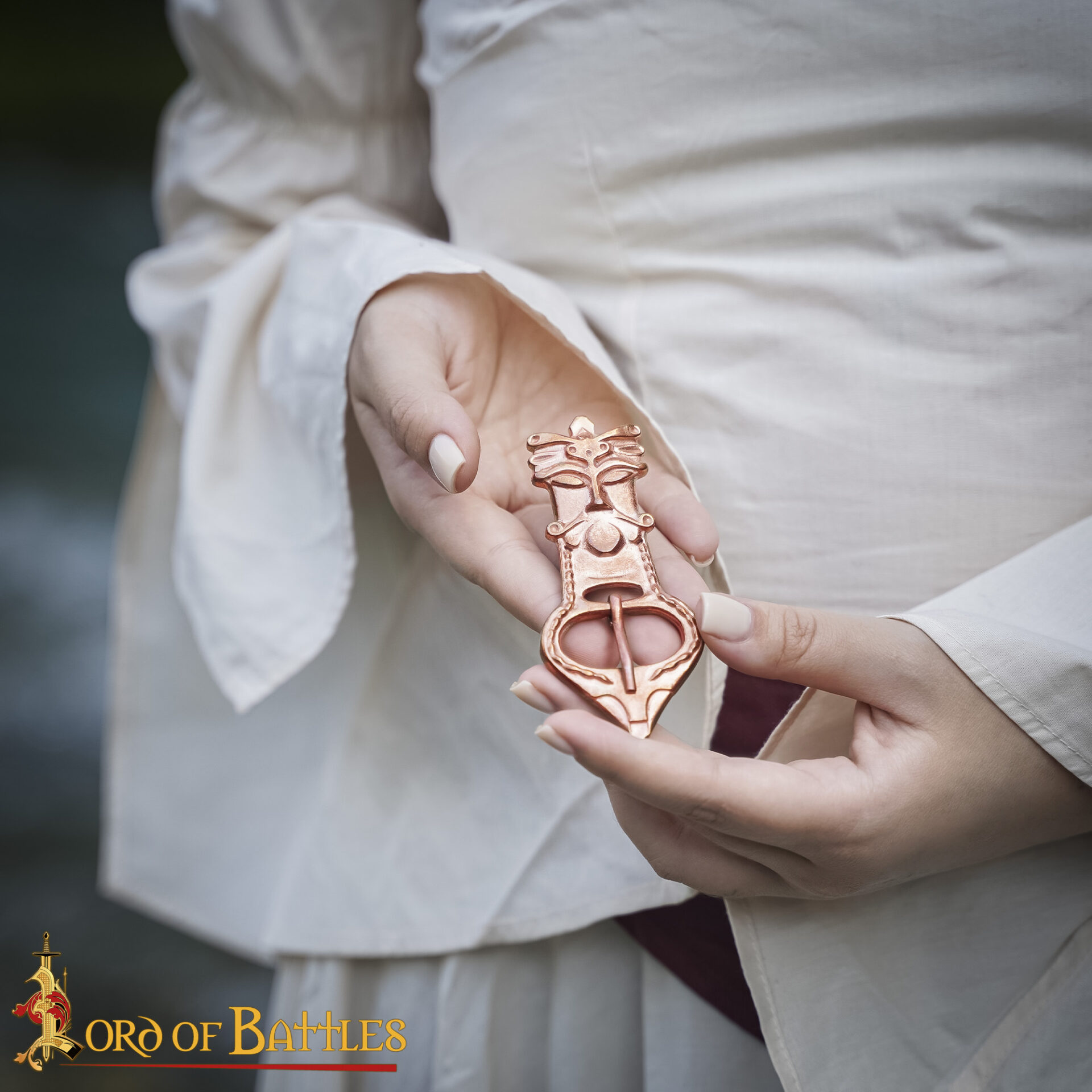 Solid Bronze Celtic Buckle