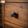 Hand Forged Iron Square Knobs