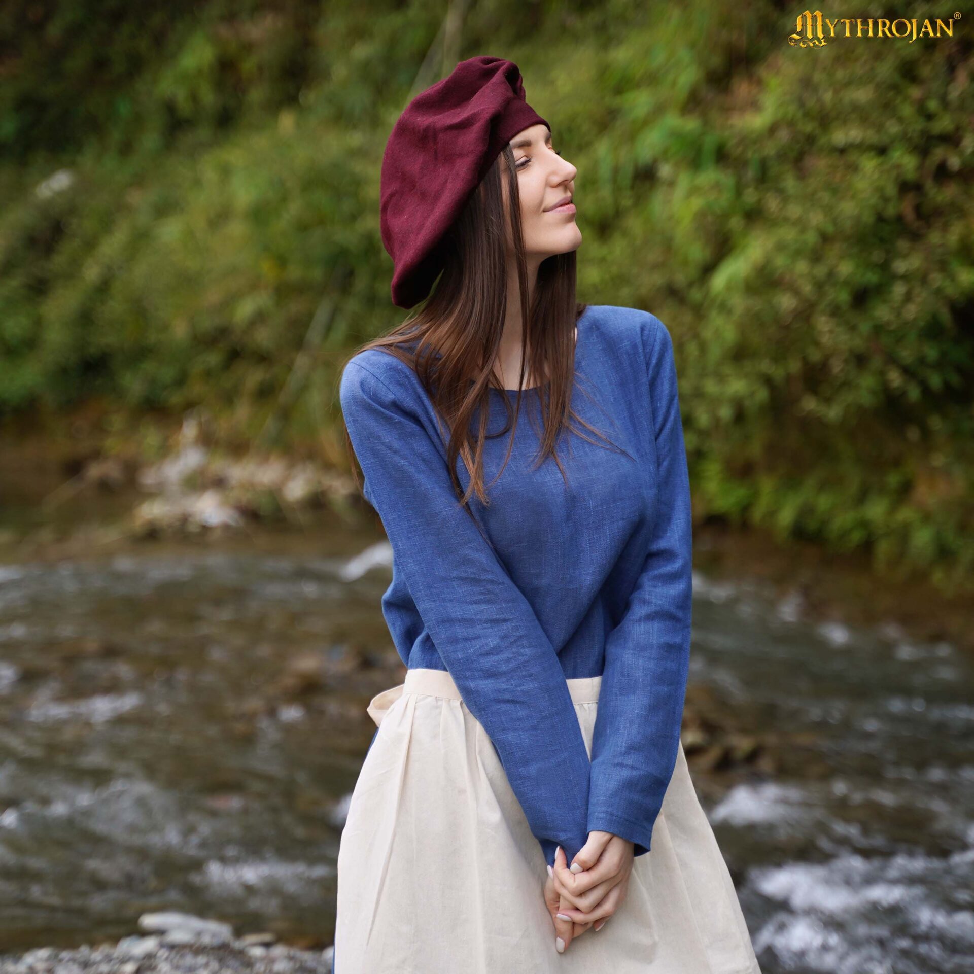 Franz the Marksman Medieval Wool Beret Cap - 301121WR 5 Wool Beret Cap