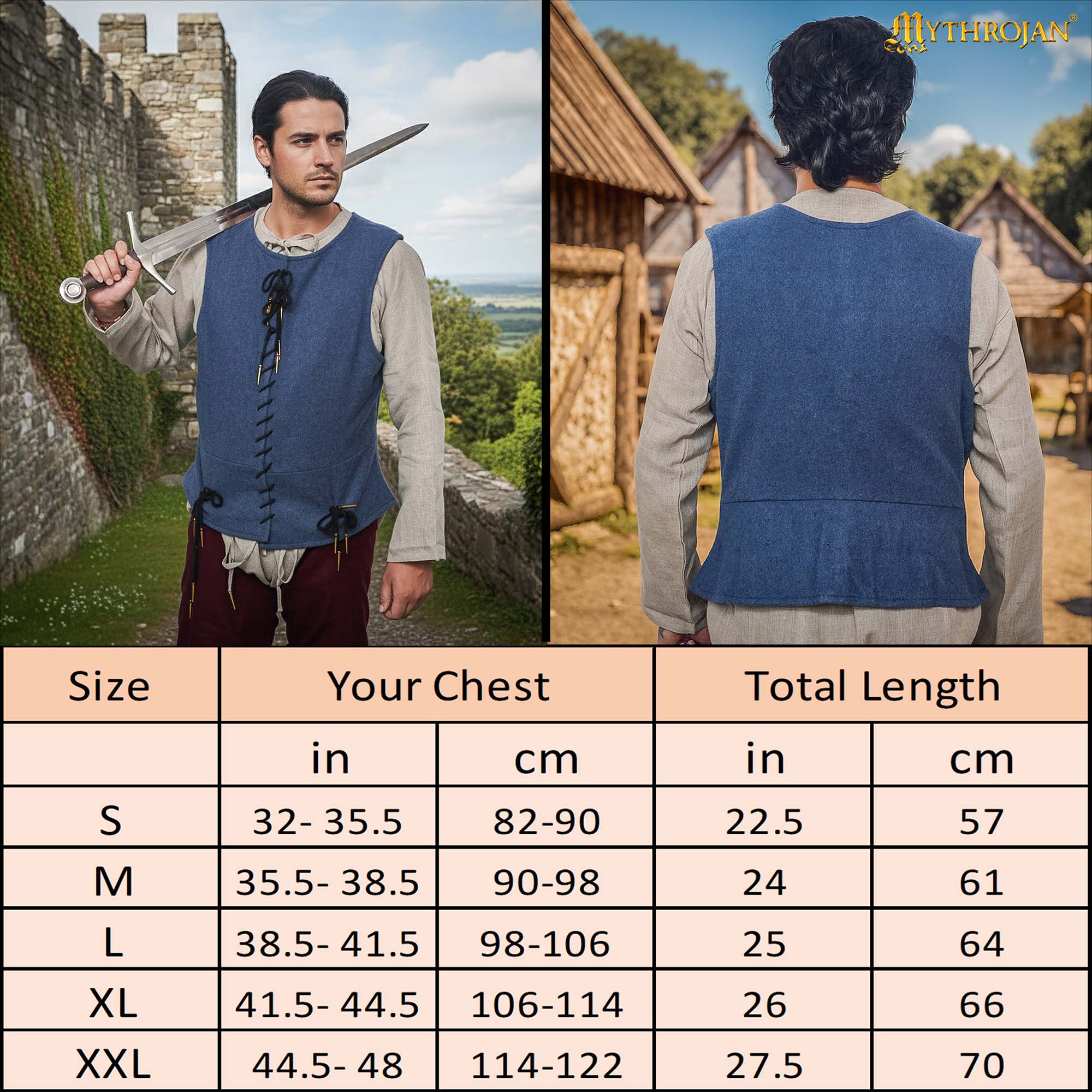 Late Medieval Sleeveless Pourpoint-301130WBL 2 Sleeveless Pourpoint