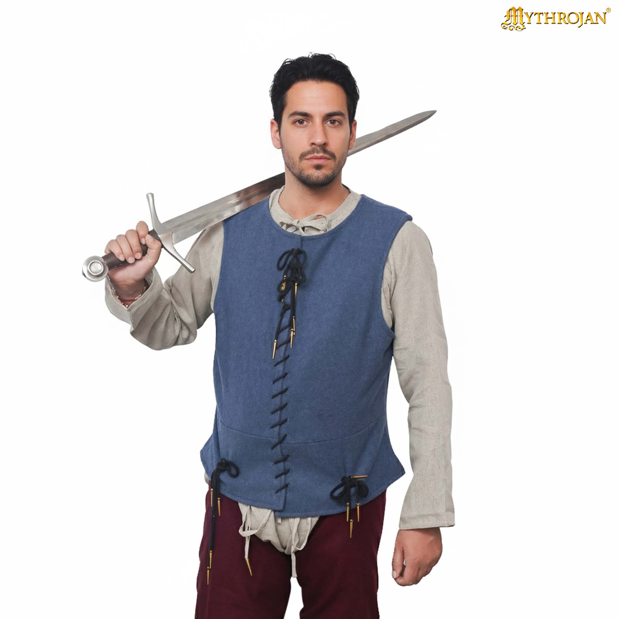 Late Medieval Sleeveless Pourpoint-301130WBL 3 Sleeveless Pourpoint