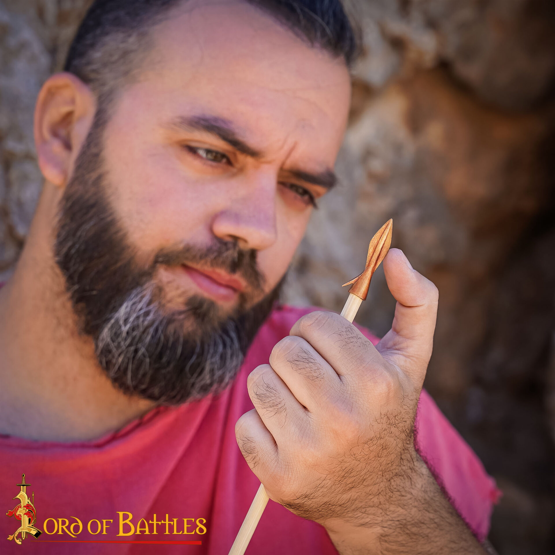 Lost-wax Cast Bronze Small Arrowhead-26438BZ 4 Roman Era Arrowhead