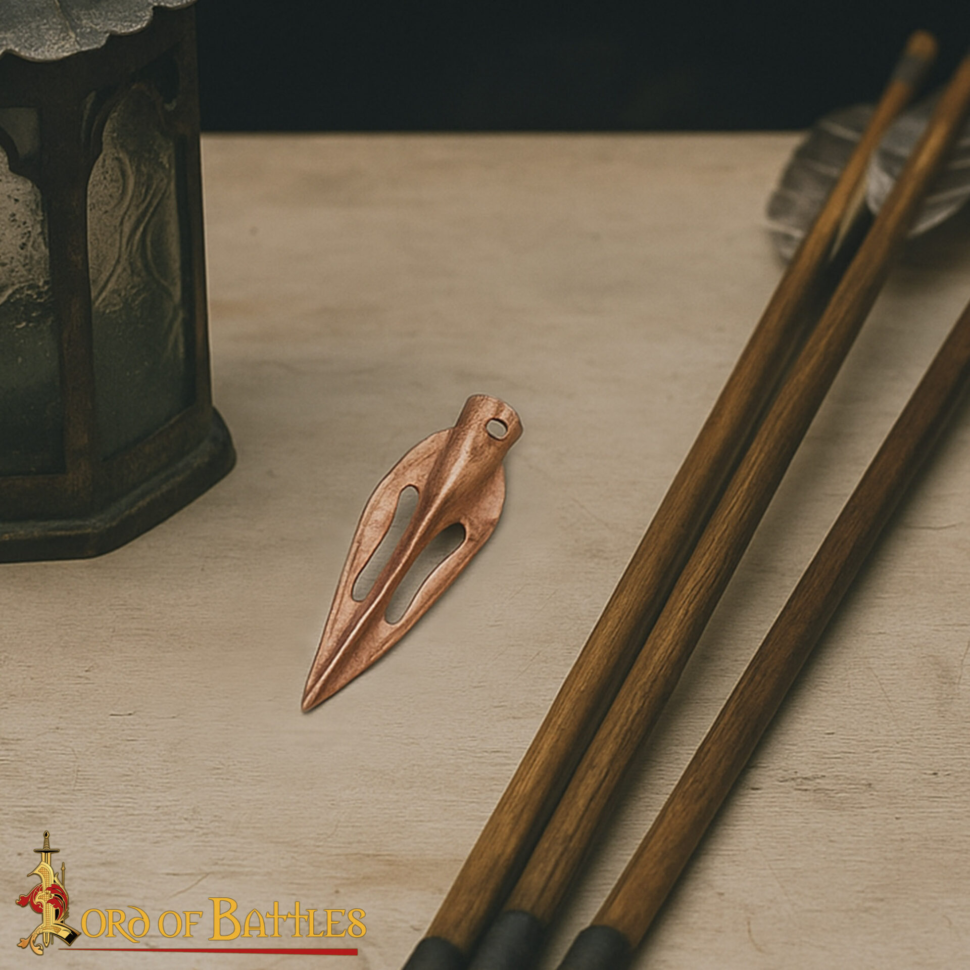 Lost-wax Cast Bronze Small Arrowhead-26439BZ 5 Roman Arrowhead