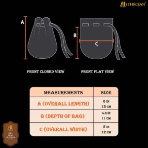 Leather Drawstring Pouch