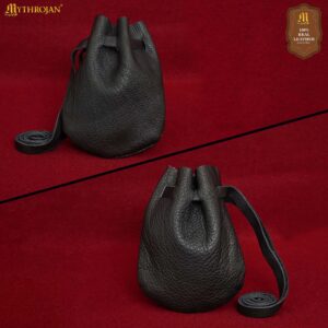 Leather Drawstring Pouch