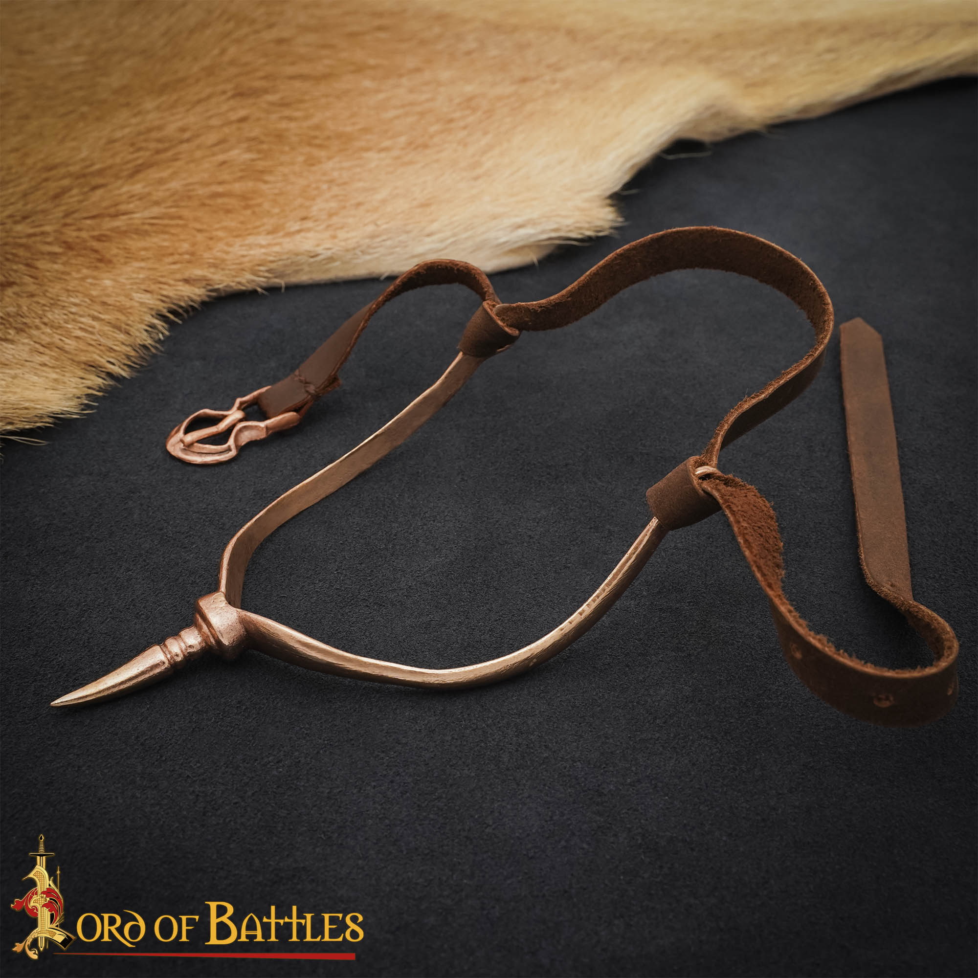 Medieval Prick Spurs Lost Wax Cast Bronze-26441BZ 1 Lost-wax Cast Bronze Spurs