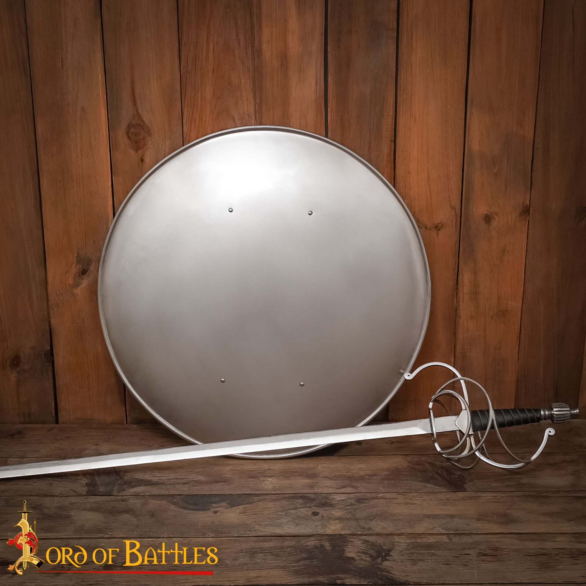 Medieval Steel Round Shield-25189 Shield