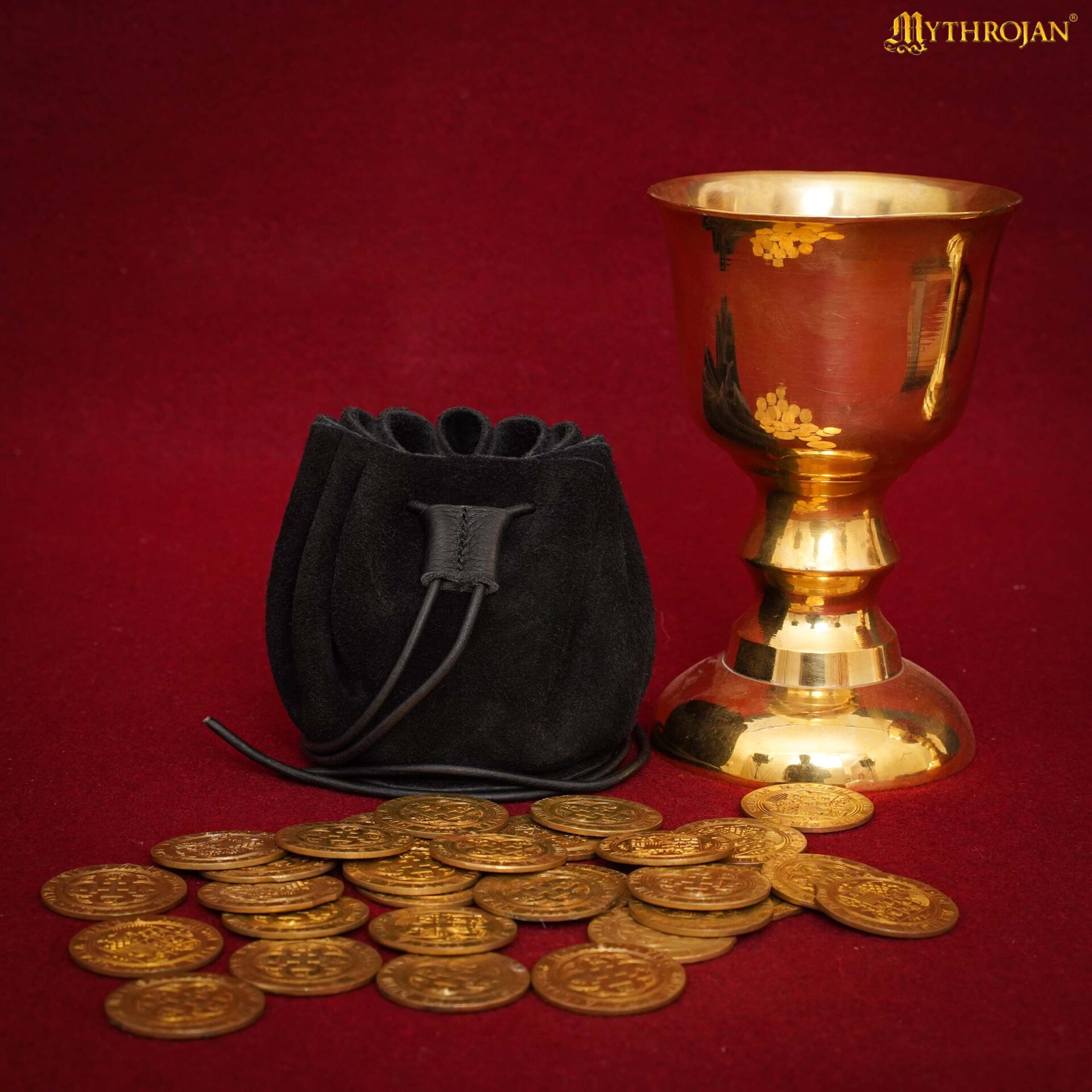 medieval jewelry belt pouch