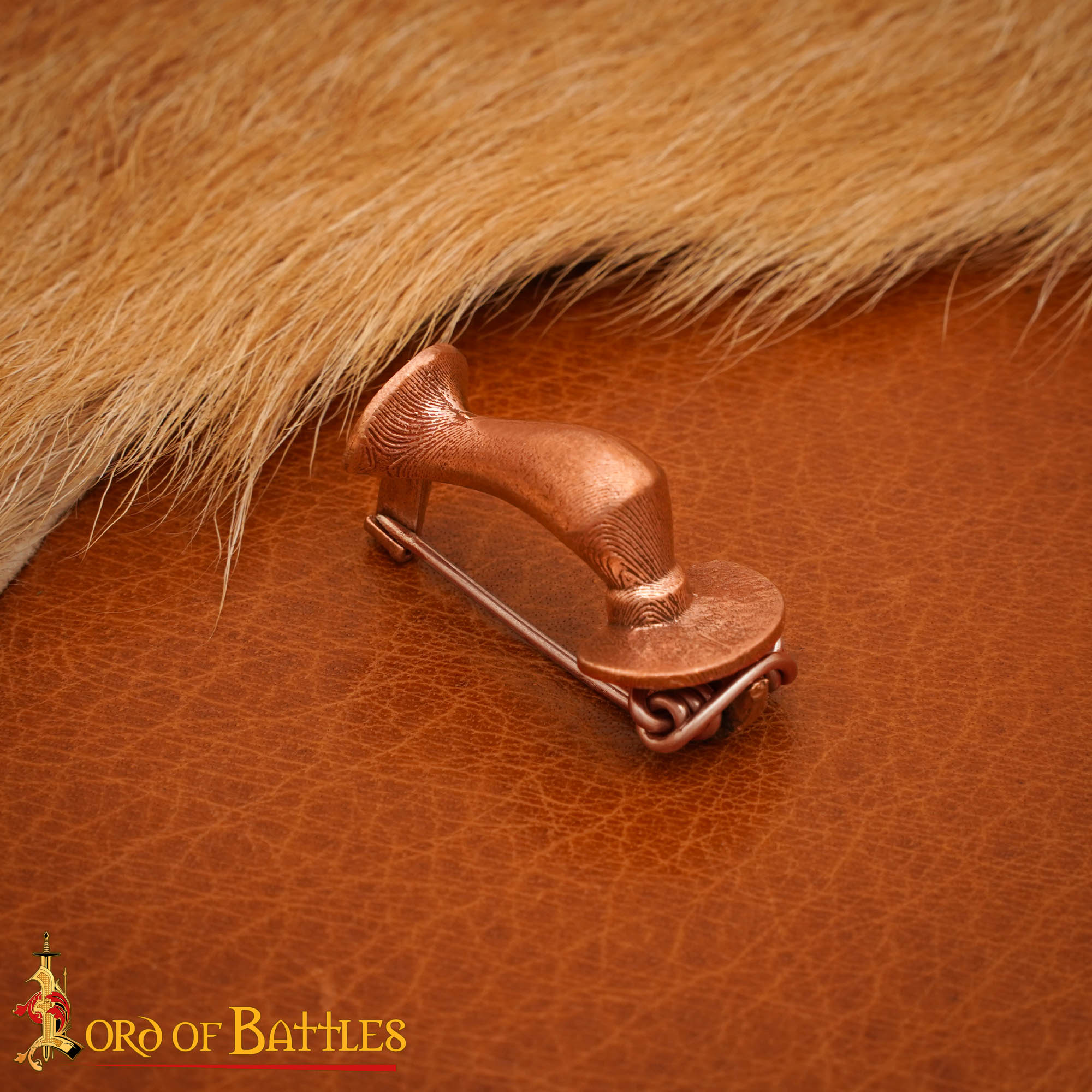 Roman Era Solid Bronze Bow Fibula Brooch Cloak Pin-26429SBZ-BZ Bronze Fibula