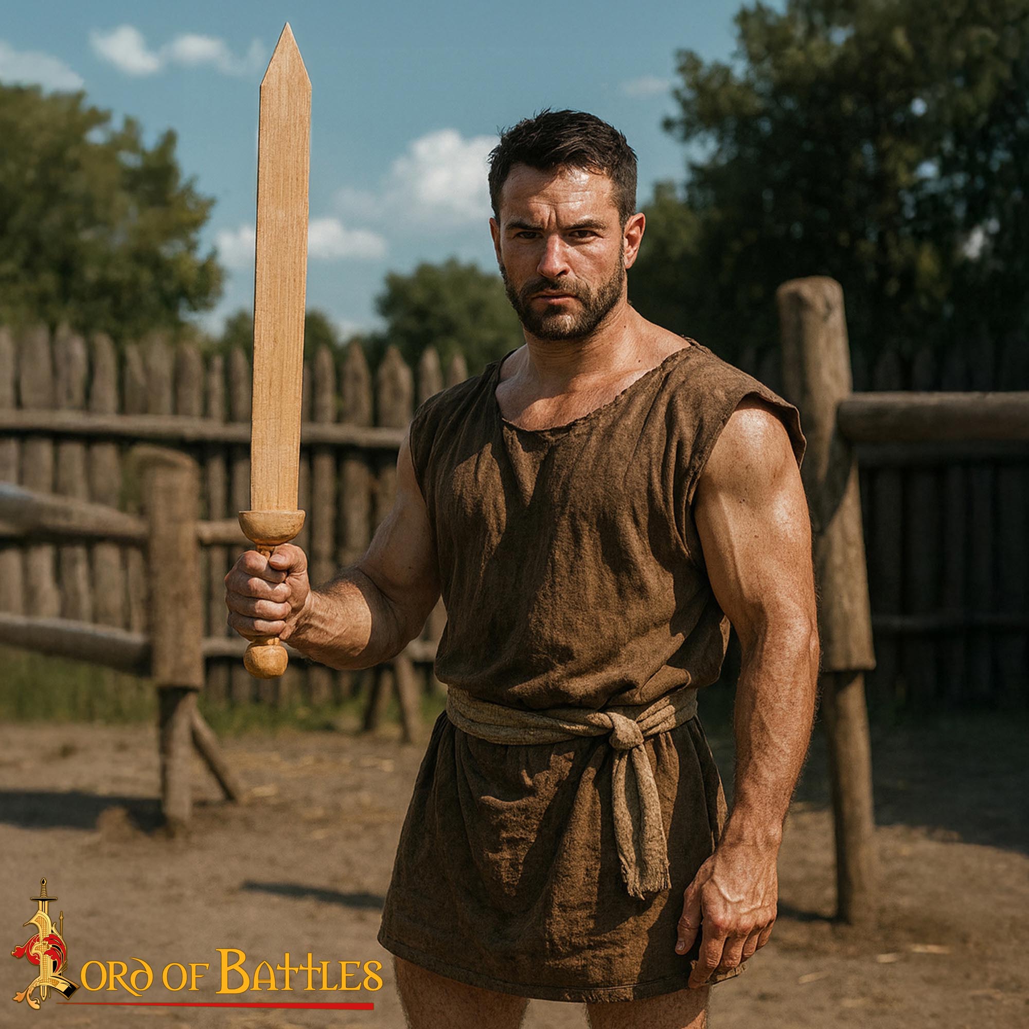 Roman Wooden Gladius Rudis Training Sword - 5707 1 Gladius