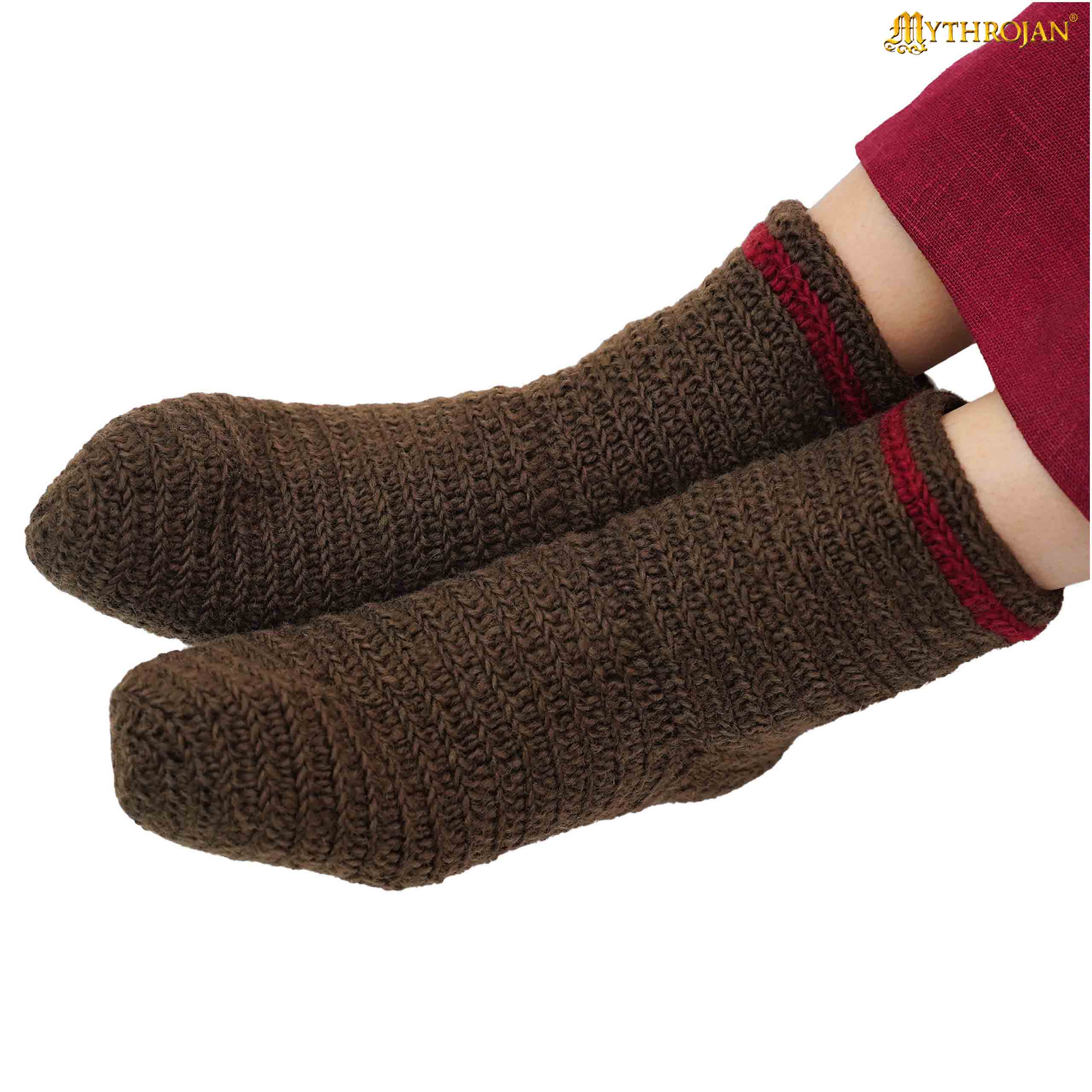 Viking Socks-301127BRRD 3 Naalbinding Woolen Socks