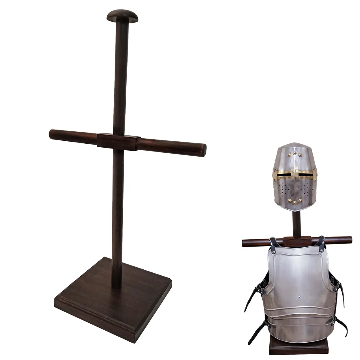 Wooden Armor Display Stand
