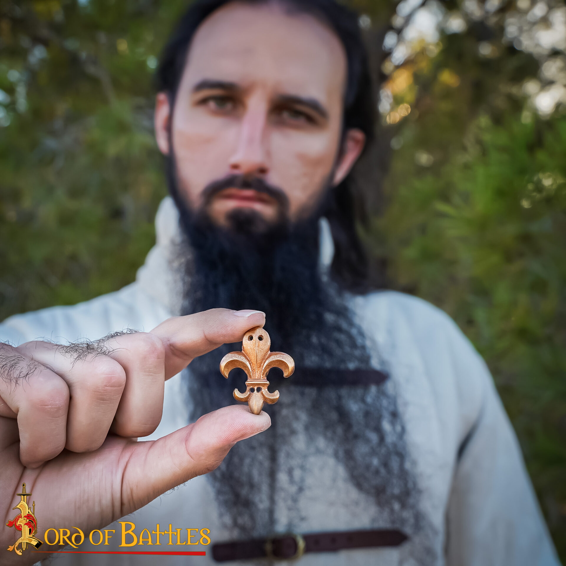 Fleur de Lys Belt Mount