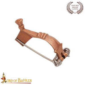 Lost-wax Cast Bronze Fibula - Authentic Roman Era Cloth Pin