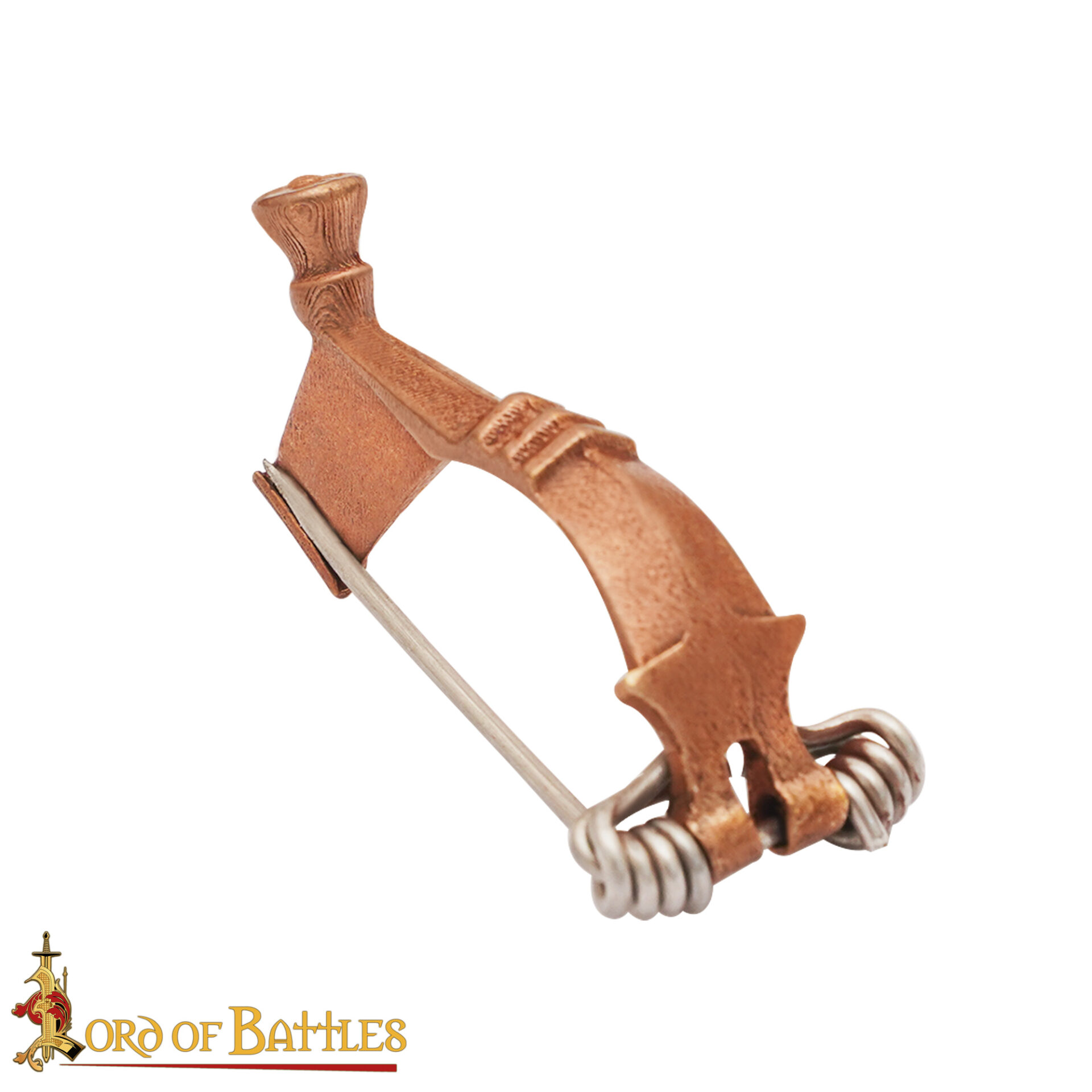 Lost-wax Cast Bronze Fibula - Authentic Roman Era Cloth Pin