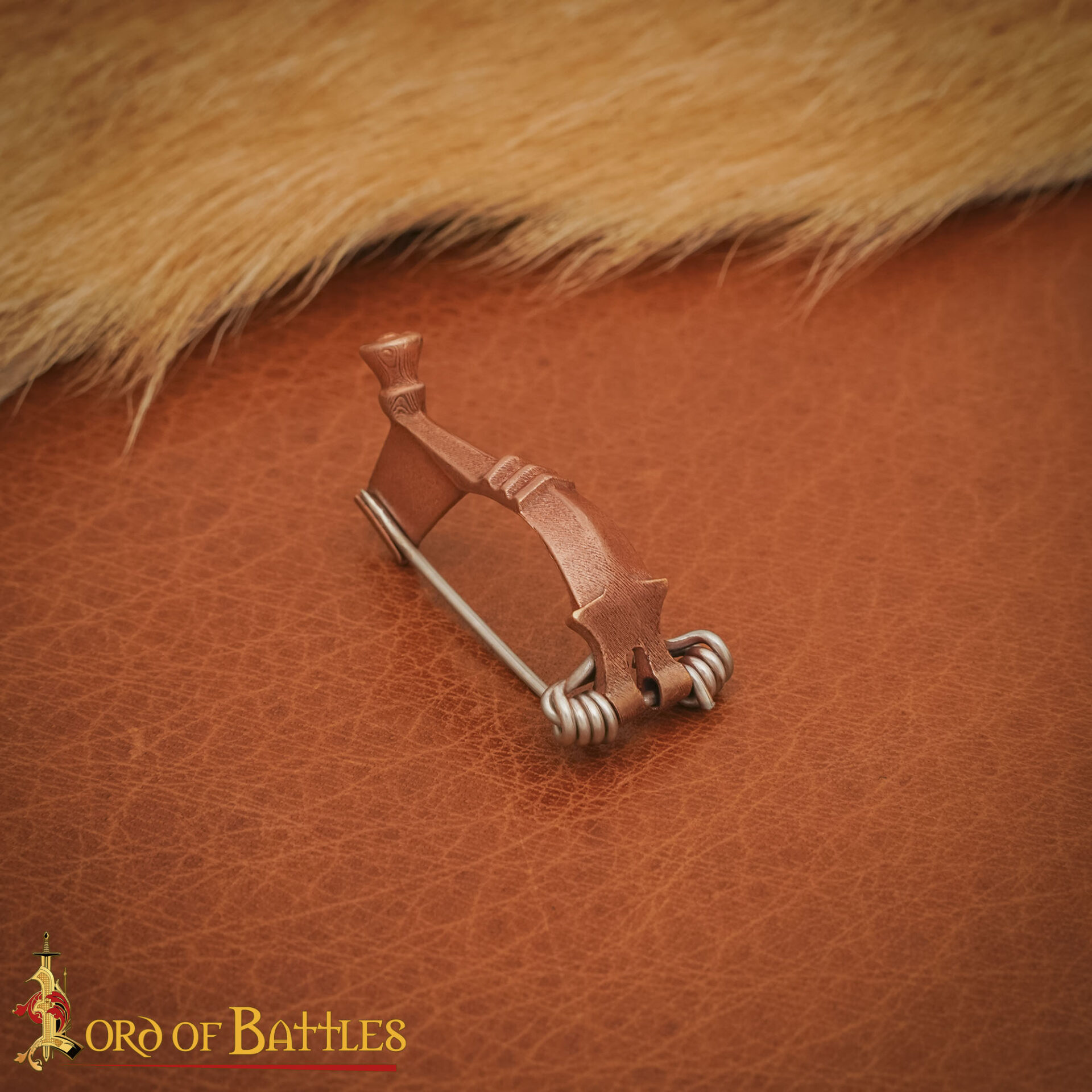 Lost-wax Cast Bronze Fibula - Authentic Roman Era Cloth Pin