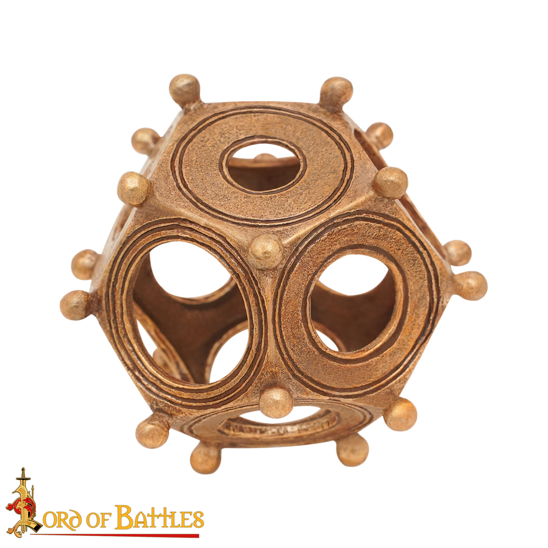 Lost-wax Cast Bronze Roman Dodecahedron Lost-wax Cast Bronze Roman Dodecahedron