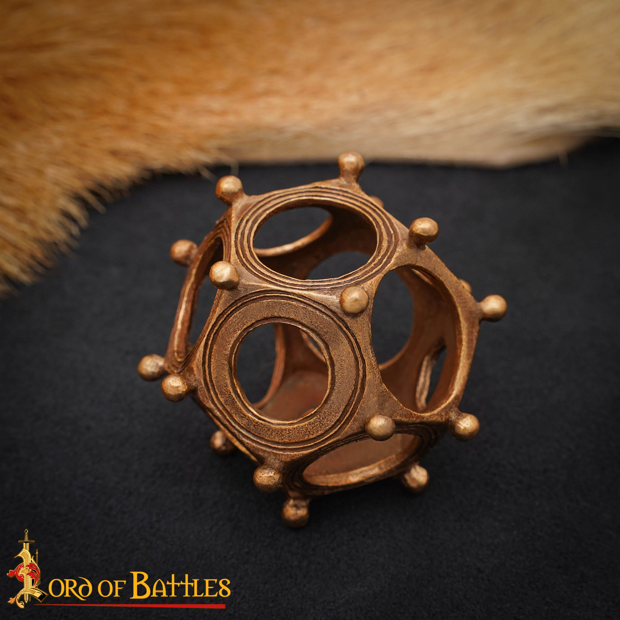 Lost-wax Cast Bronze Roman Dodecahedron Lost-wax Cast Bronze Roman Dodecahedron