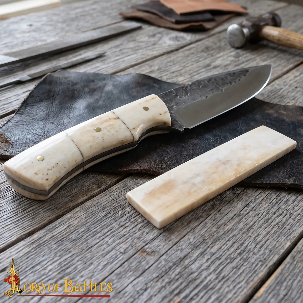 Viking Knife Handle - Genuine Bone Handle for Knife Making - Image 5