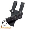 Medieval Leather Sword Frog with Adjustable Holder
