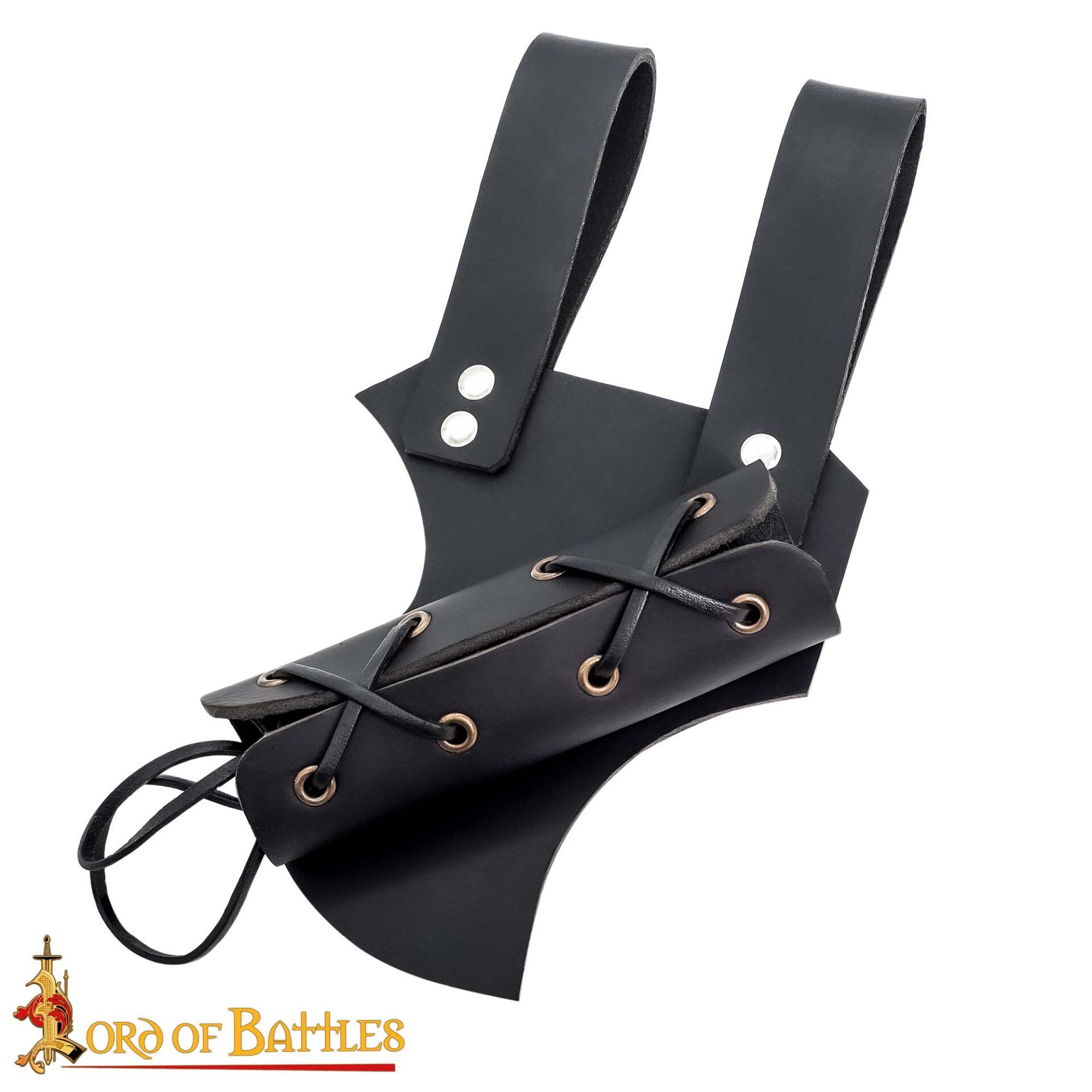 Medieval Leather Sword Frog with Adjustable Holder