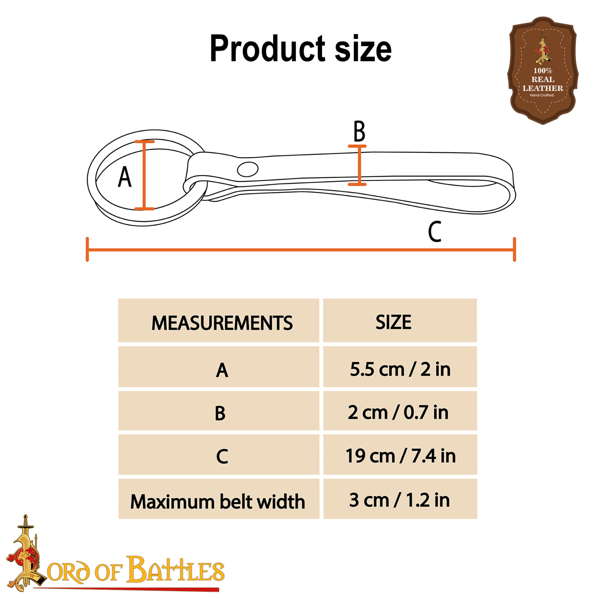 6817BK_3 Skirt Hoop Leather