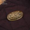 Viking Hedeby Solid Brass Brooch