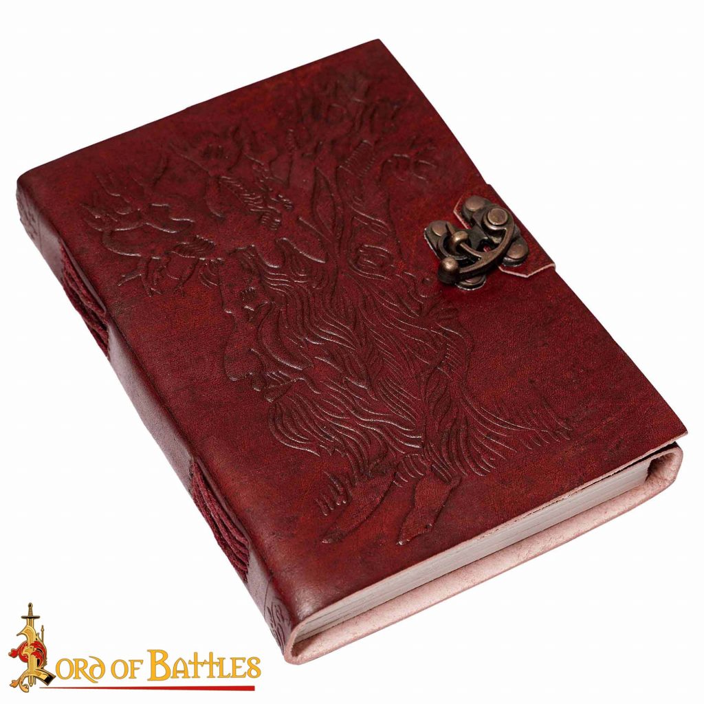 The Tree of Wisdom Genuine Leather Journal with Handmade Pages