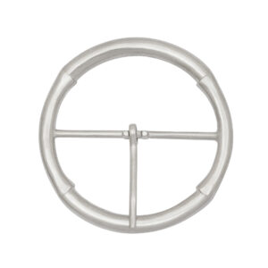 Medieval Steel Round Buckle