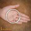 8931_7 Medieval Steel Round Buckle