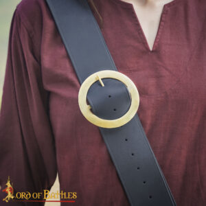 Medieval Solid Brass Round Buckle