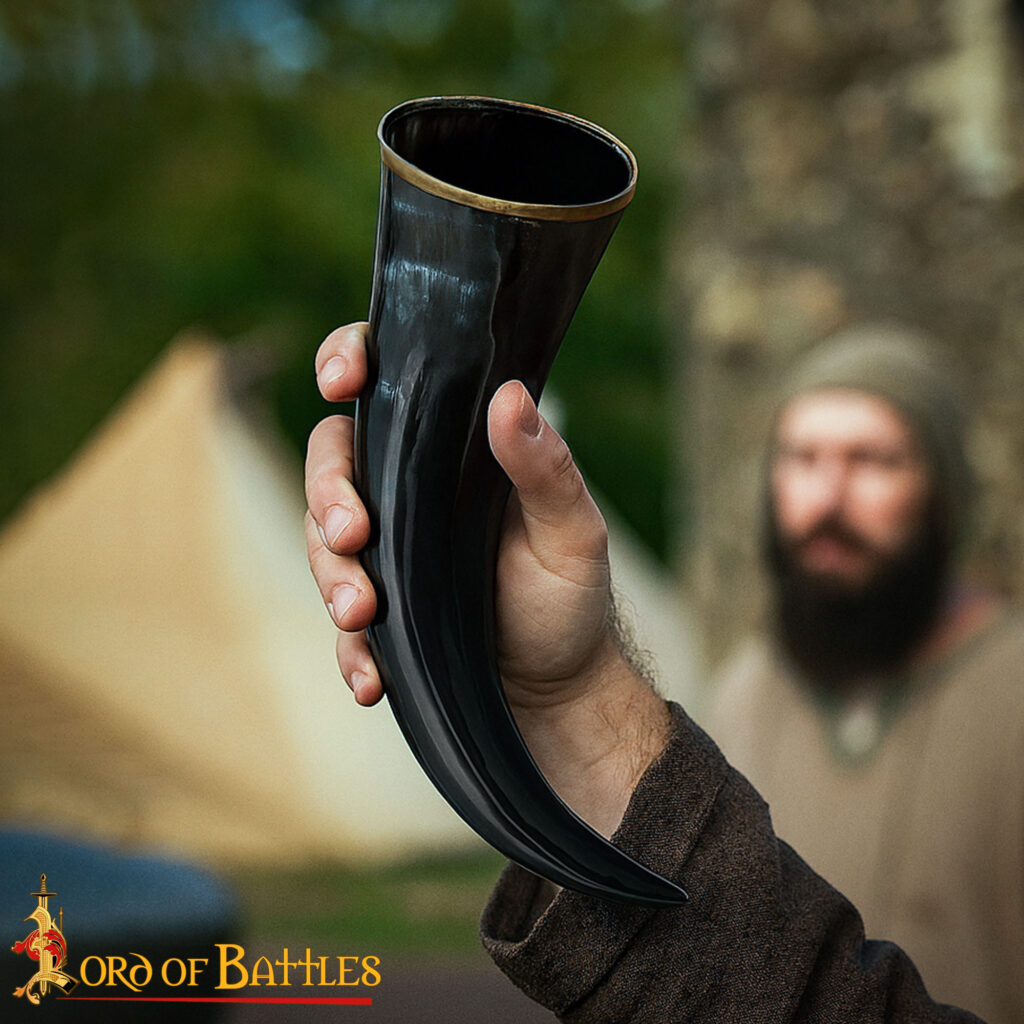 Medieval Viking Drinking Horn