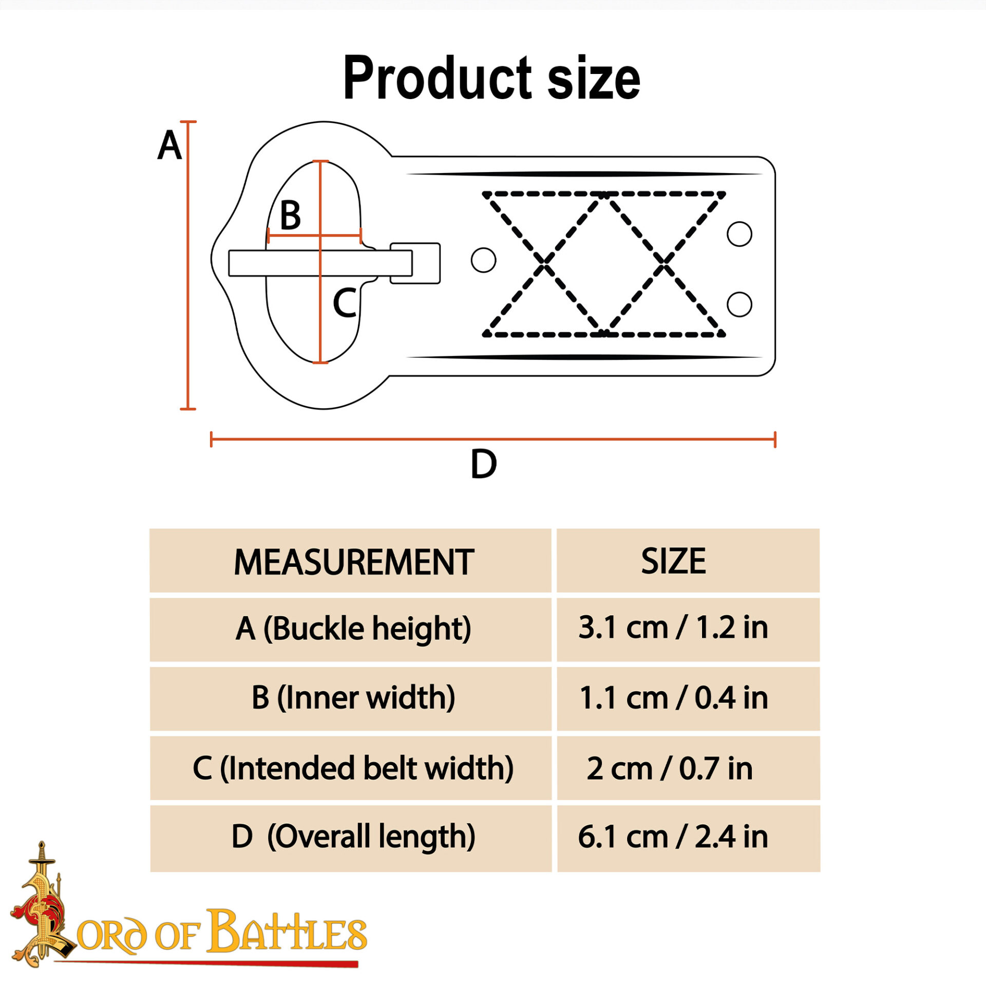 Late Medieval Brass Buckle