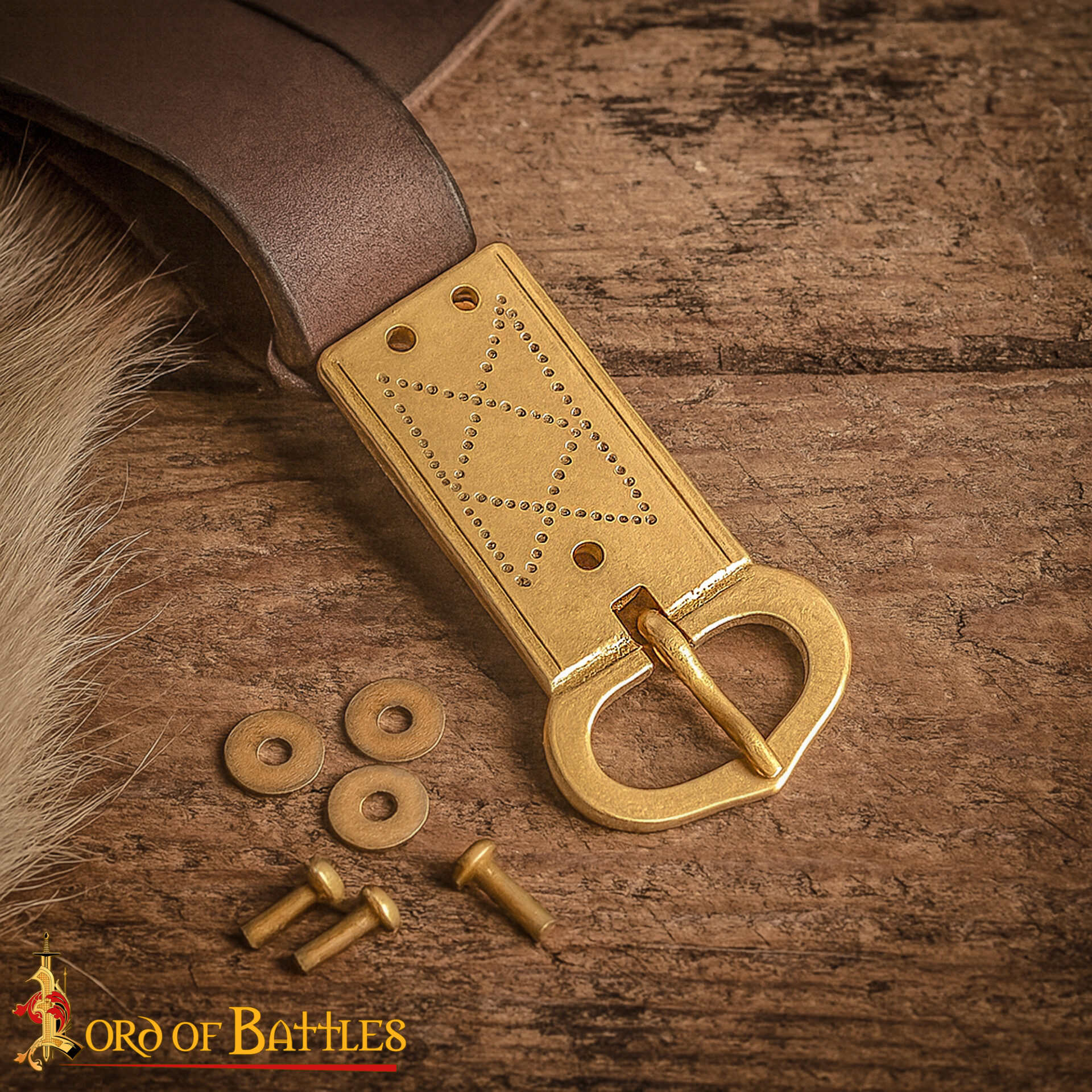 Late Medieval Brass Buckle