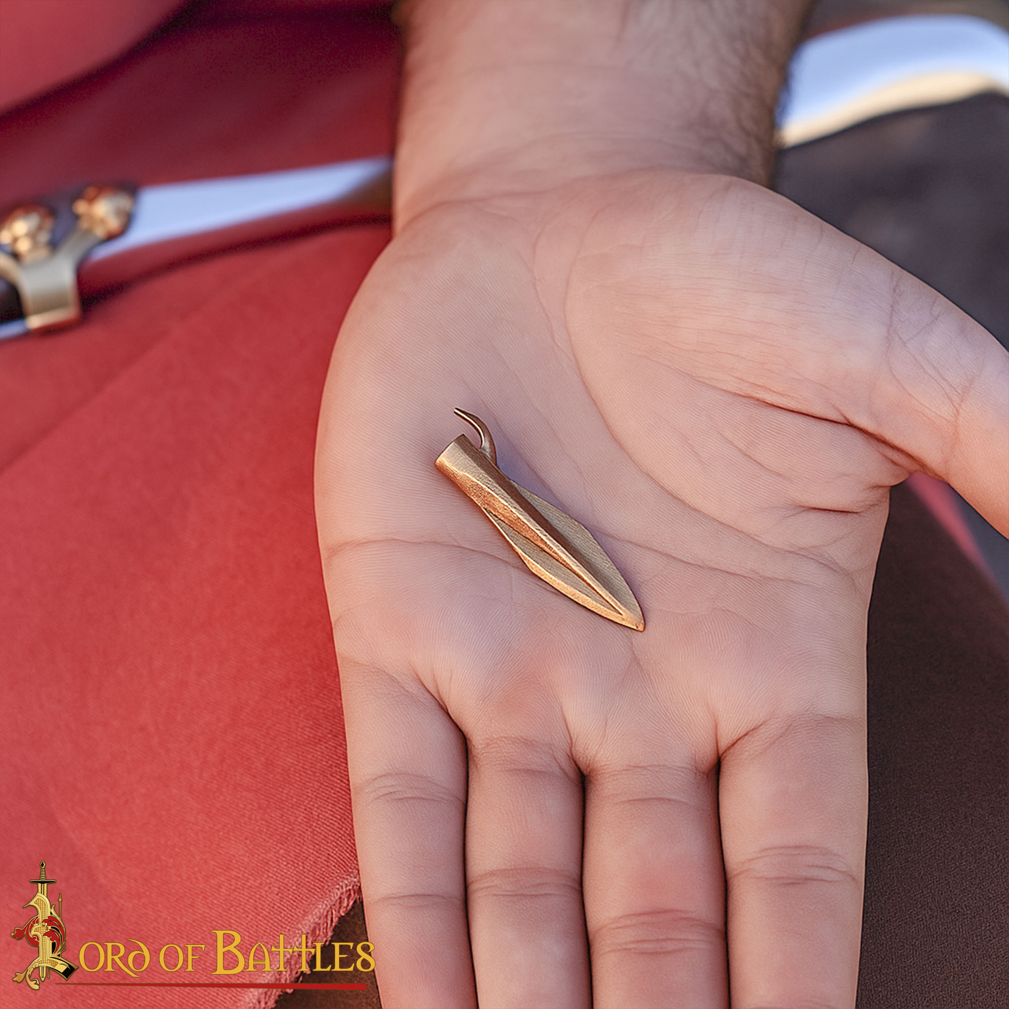 Lost-wax Cast Bronze Small Arrowhead-26487BZ 7 bronze arrowhead