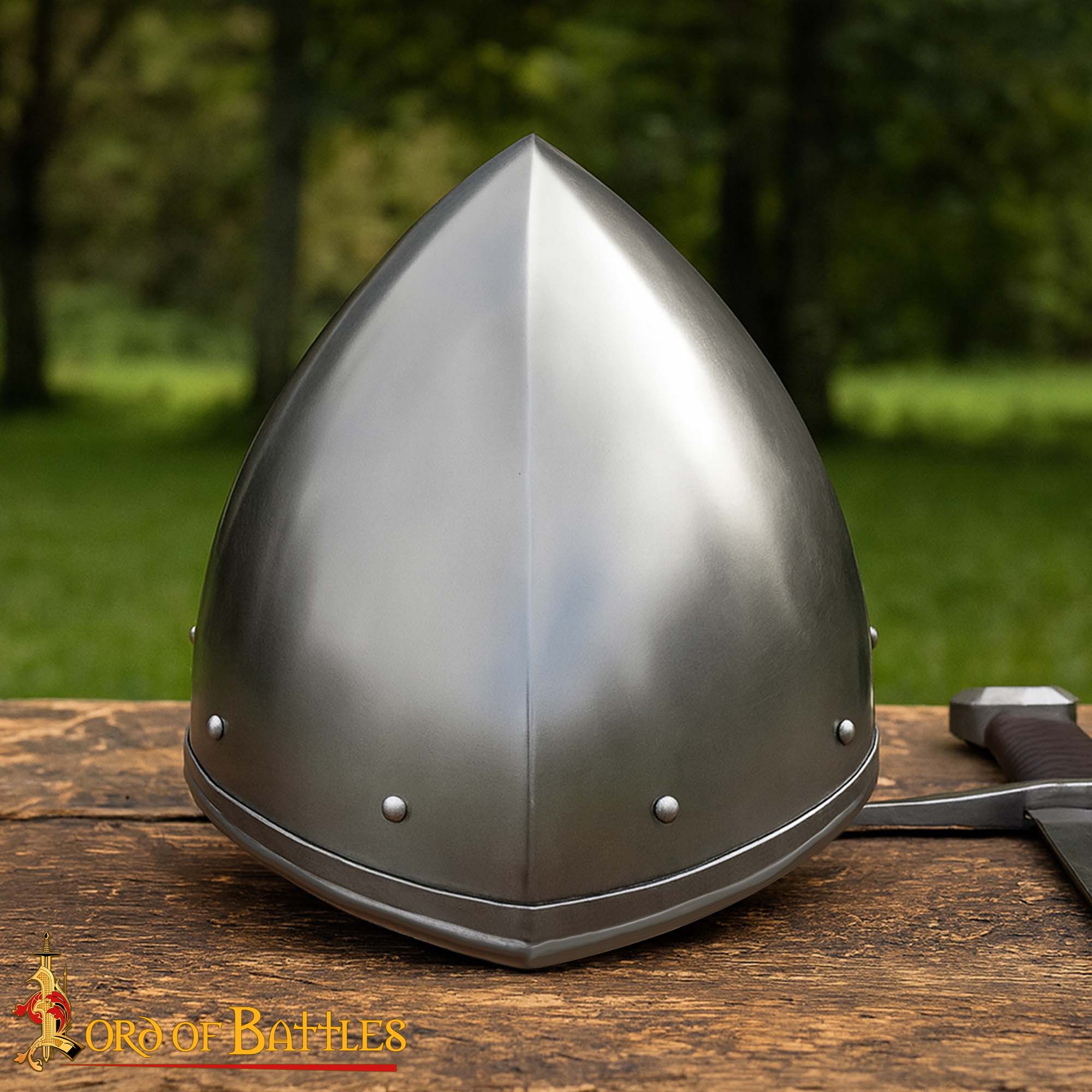 Saint Wenceslaus Nasal Helmet with Leather Liner - 2201PL16 5 Nasal Helmet