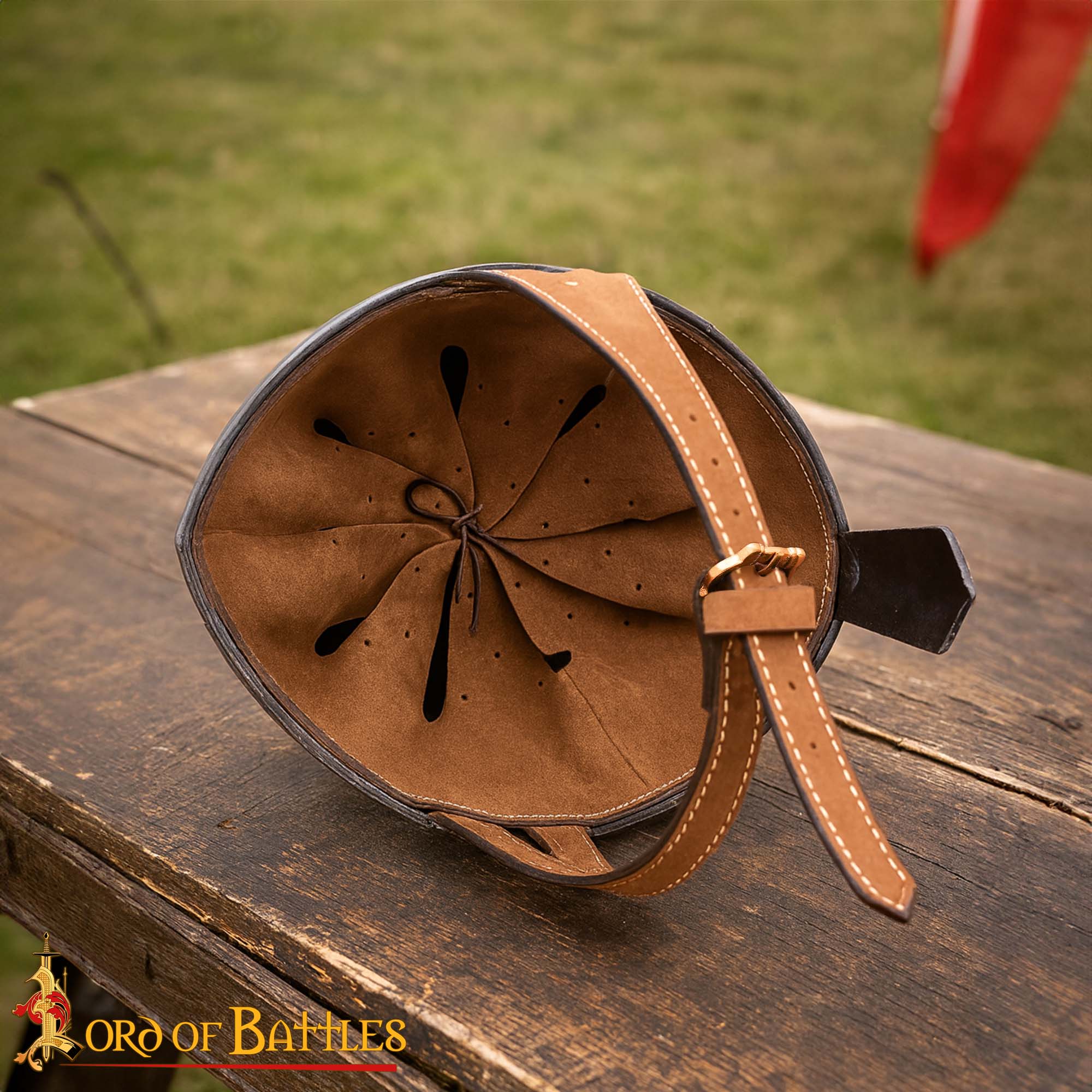 Saint Wenceslaus Nasal Helmet with Leather Liner - 2201PL16 6 Nasal Helmet