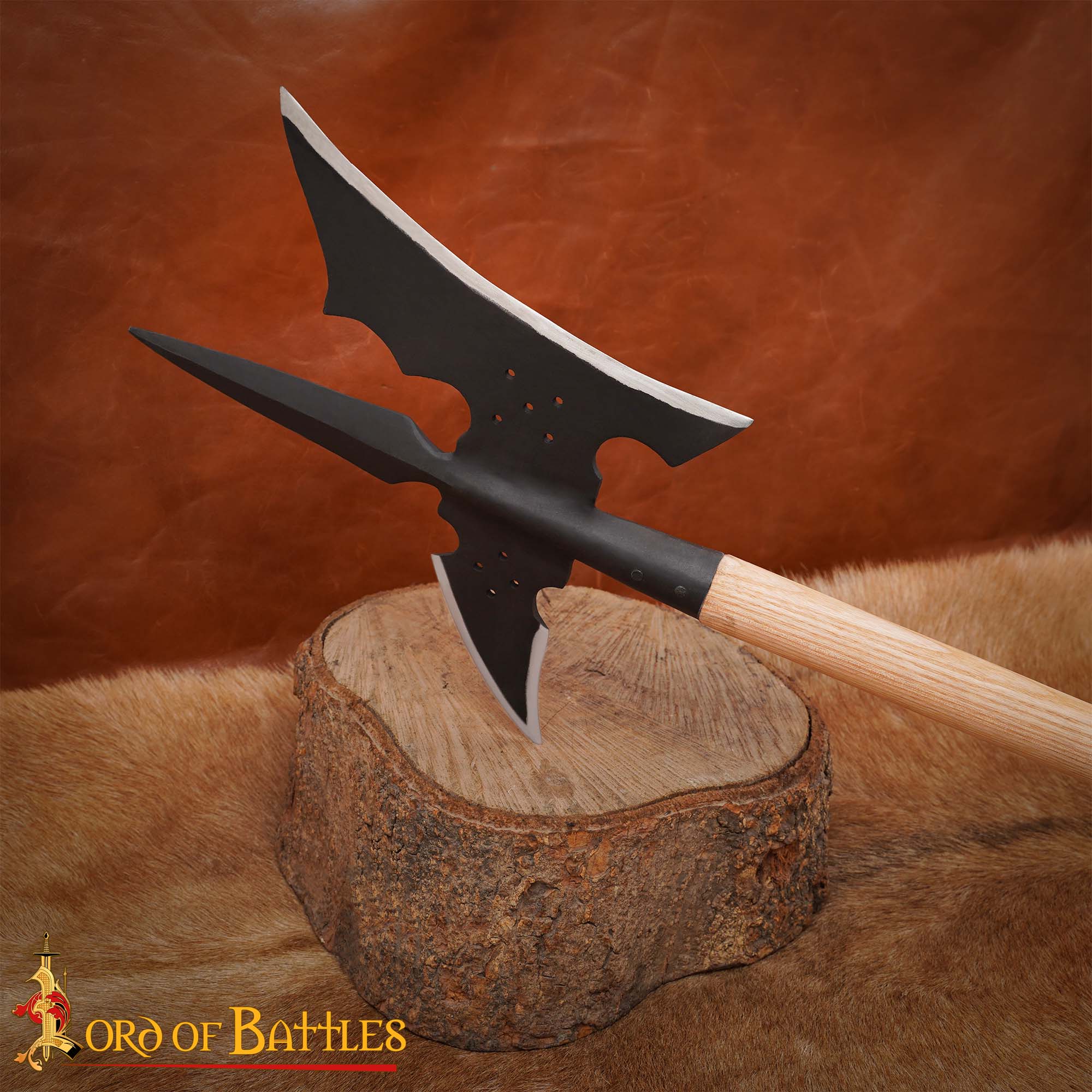Medieval Halberd Axe